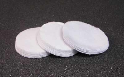 Cleaning Equipment Pro Shot Products Ready Series COTTON CLEANING PATCH 1-1/2" RND 6MM 300/CT